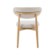 LABEL51 Eetkamerstoelen Kyoto - Naturel - Geweven - Naturel Houten Frame