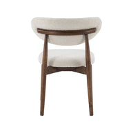 LABEL51 Eetkamerstoelen Kyoto - Naturel - Geweven - Walnoot Houten Frame