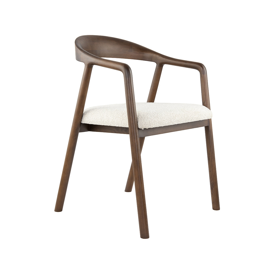 LABEL51 Eetkamerstoelen Lone - Naturel - Geweven