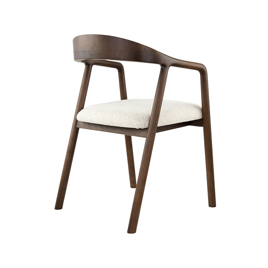 LABEL51 Eetkamerstoelen Lone - Naturel - Geweven