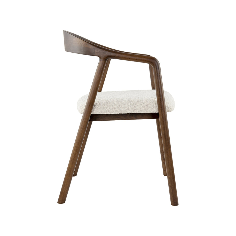 LABEL51 Eetkamerstoelen Lone - Naturel - Geweven