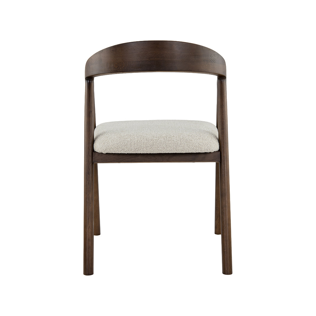 LABEL51 Eetkamerstoelen Lone - Naturel - Geweven