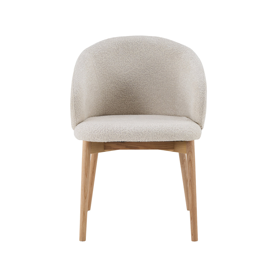 LABEL51 Eetkamerstoelen Nagano - Naturel - Geweven - Naturel Houten Frame