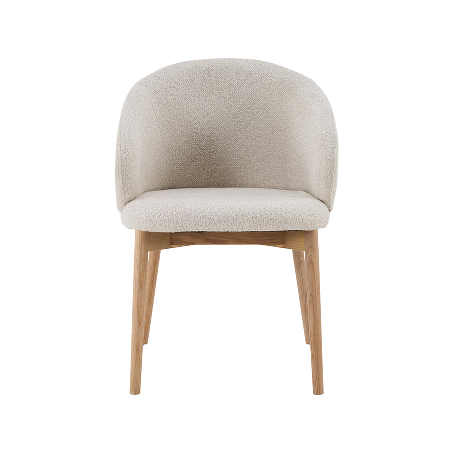 LABEL51 Eetkamerstoelen Nagano - Naturel - Geweven - Naturel Houten Frame