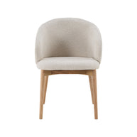 LABEL51 Eetkamerstoelen Nagano - Naturel - Geweven - Naturel Houten Frame