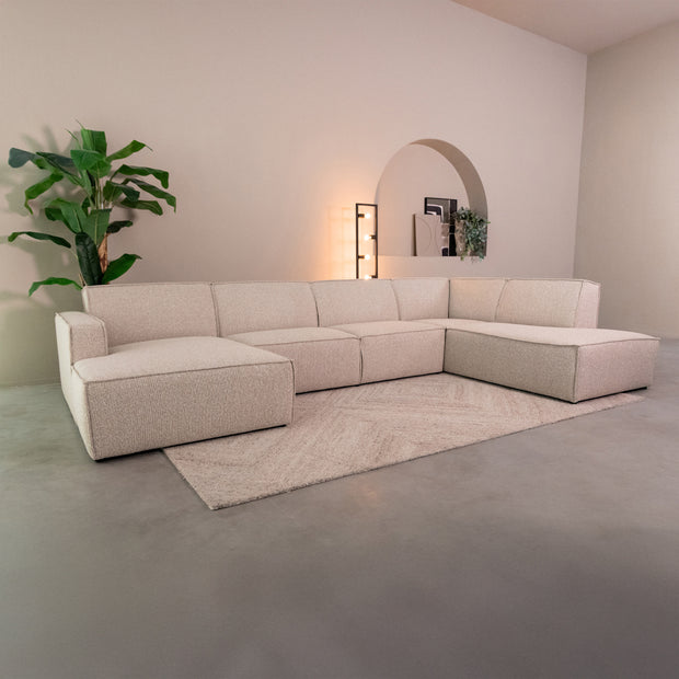 LABEL51 Banken Kay - Naturel - Boucle - Rechts Voorstaand