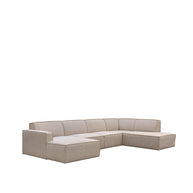 LABEL51 Banken Kay - Naturel - Boucle - Rechts Voorstaand
