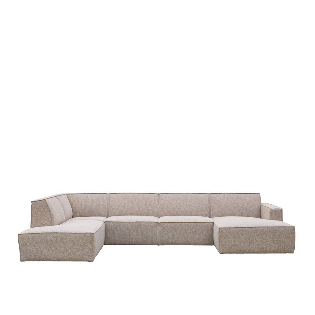 LABEL51 Banken Kay - Naturel - Boucle - Links Voorstaand
