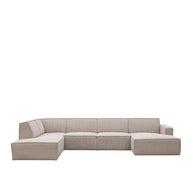 LABEL51 Banken Kay - Naturel - Boucle - Links Voorstaand