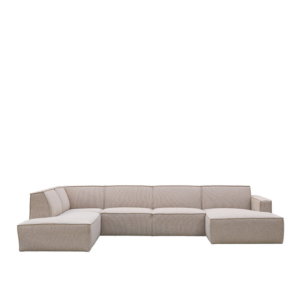 LABEL51 Banken Kay - Naturel - Boucle - Links Voorstaand