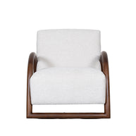 LABEL51 Fauteuils Viggo - Naturel - Geweven - Walnoot Houten Frame
