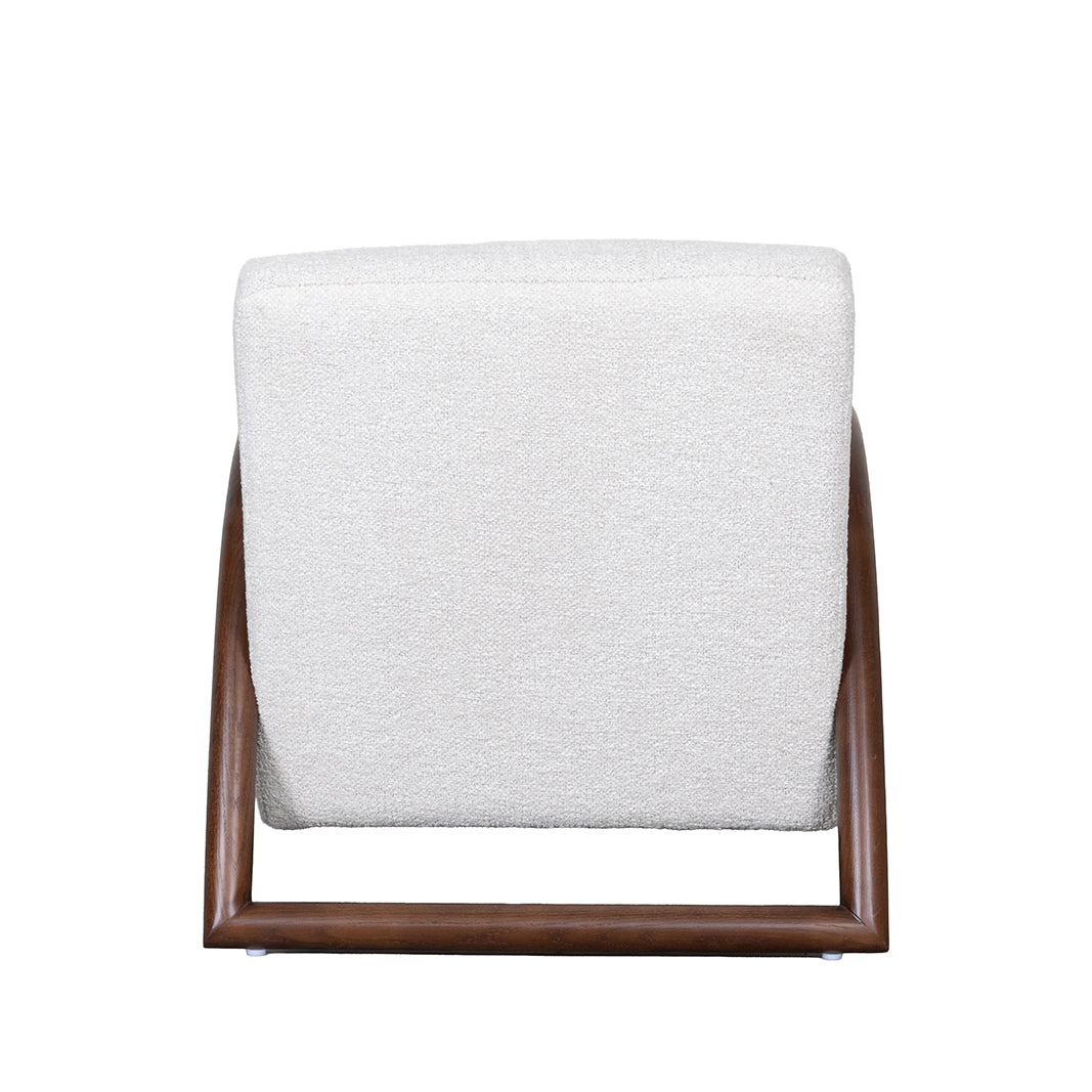 LABEL51 Fauteuils Viggo - Naturel - Geweven - Walnoot Houten Frame