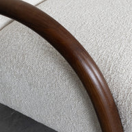 LABEL51 Fauteuils Viggo - Naturel - Geweven - Walnoot Houten Frame
