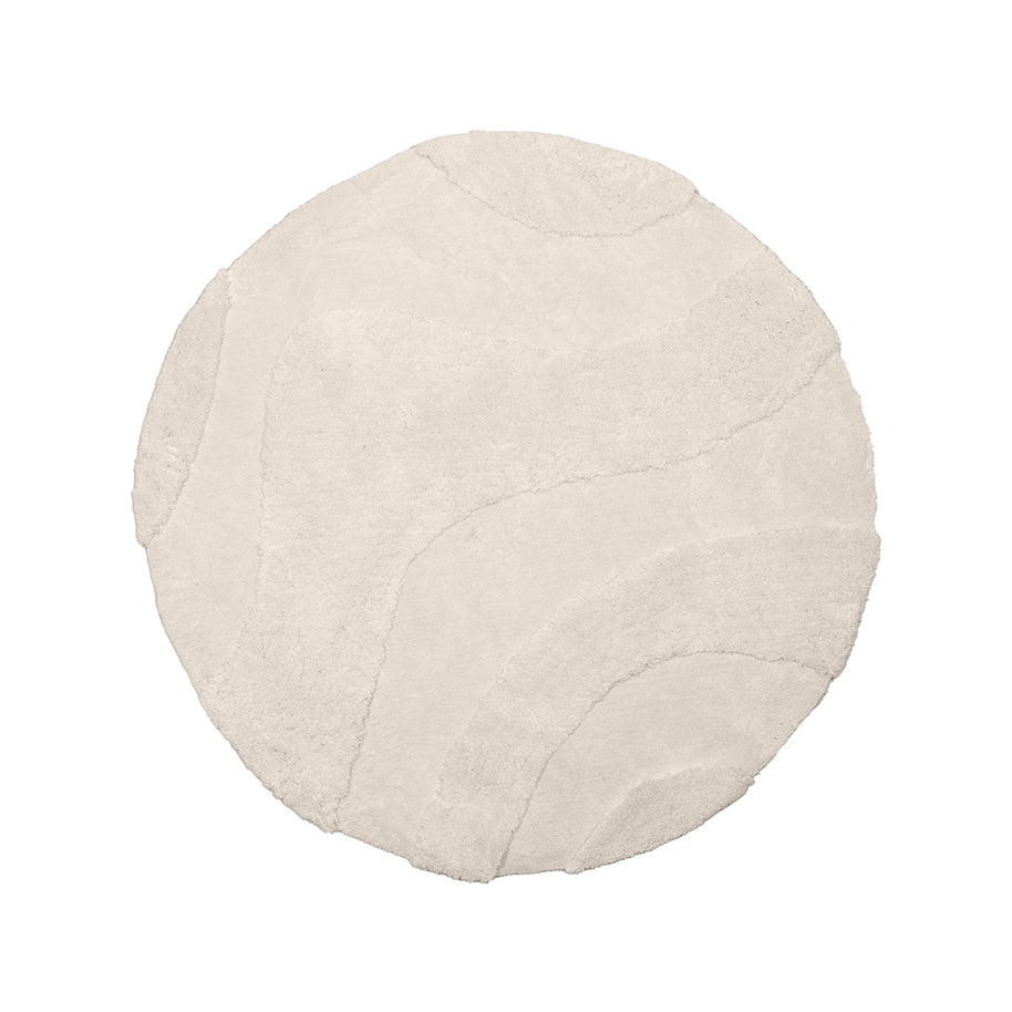 LABEL51 Vloerkleden Rima - Ivoor - Synthetisch - 200x200 cm - Rond