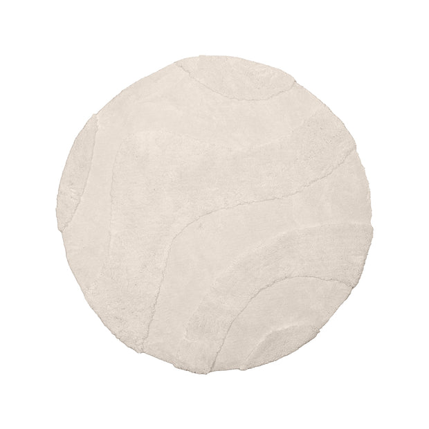 LABEL51 Vloerkleden Rima - Ivoor - Synthetisch - 200x200 cm - Rond