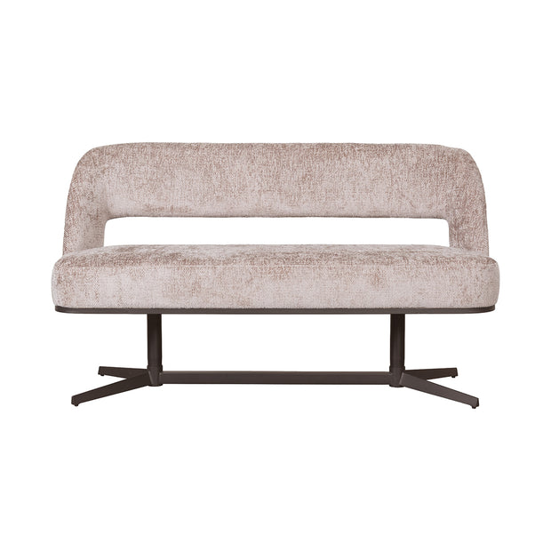 LABEL51 Eetkamerbanken Port Grimaud - Naturel - Chenille 190x61x88 cm
