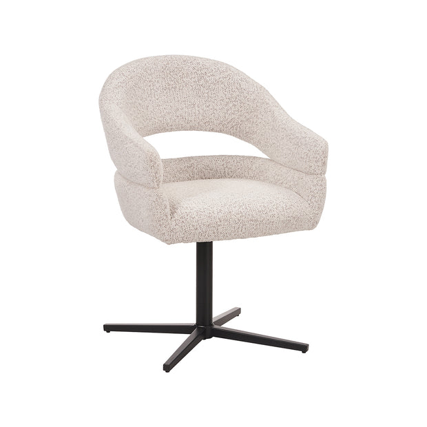 LABEL51 Eetkamerstoelen Donna - Champagne - Geweven - One Size