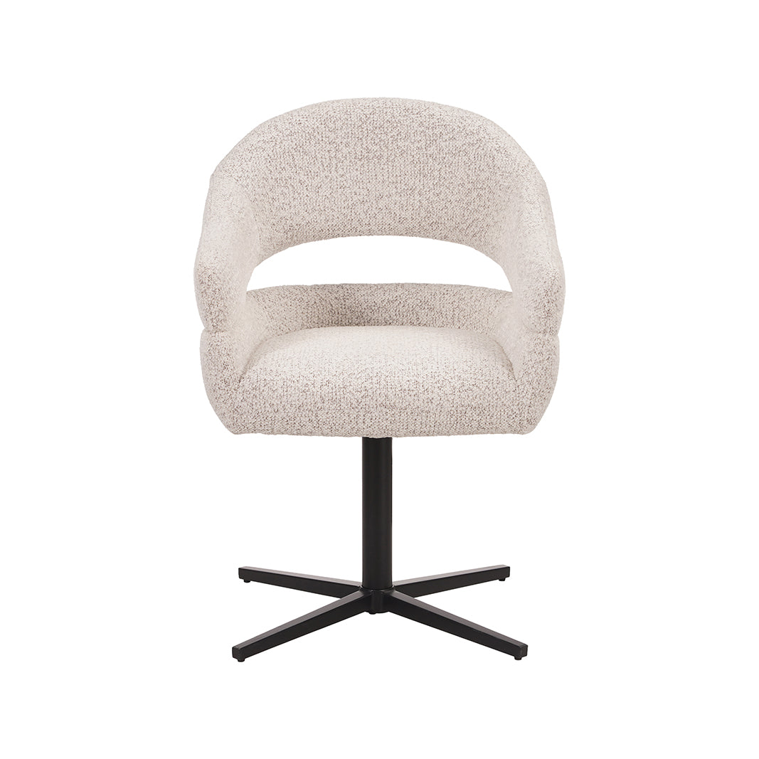 LABEL51 Eetkamerstoelen Donna - Champagne - Geweven - One Size