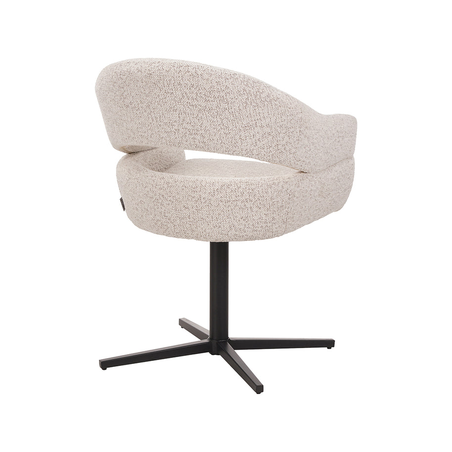 LABEL51 Eetkamerstoelen Donna - Champagne - Geweven - One Size