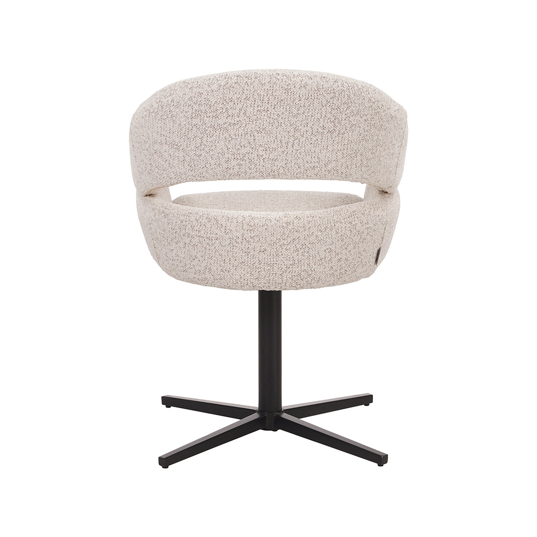 LABEL51 Eetkamerstoelen Donna - Champagne - Geweven - One Size