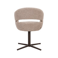 LABEL51 Eetkamerstoelen Donna - Beige - Geweven - One Size