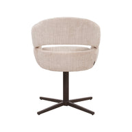 LABEL51 Eetkamerstoelen Donna - Naturel - Chenille - One Size