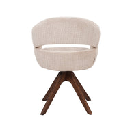 LABEL51 Eetkamerstoelen Sofia - Naturel - Chenille - One Size