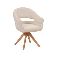 LABEL51 Eetkamerstoelen Sofia - Naturel - Geweven - One Size