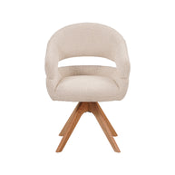 LABEL51 Eetkamerstoelen Sofia - Naturel - Geweven - One Size