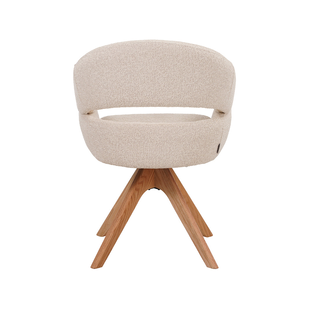 LABEL51 Eetkamerstoelen Sofia - Naturel - Geweven - One Size