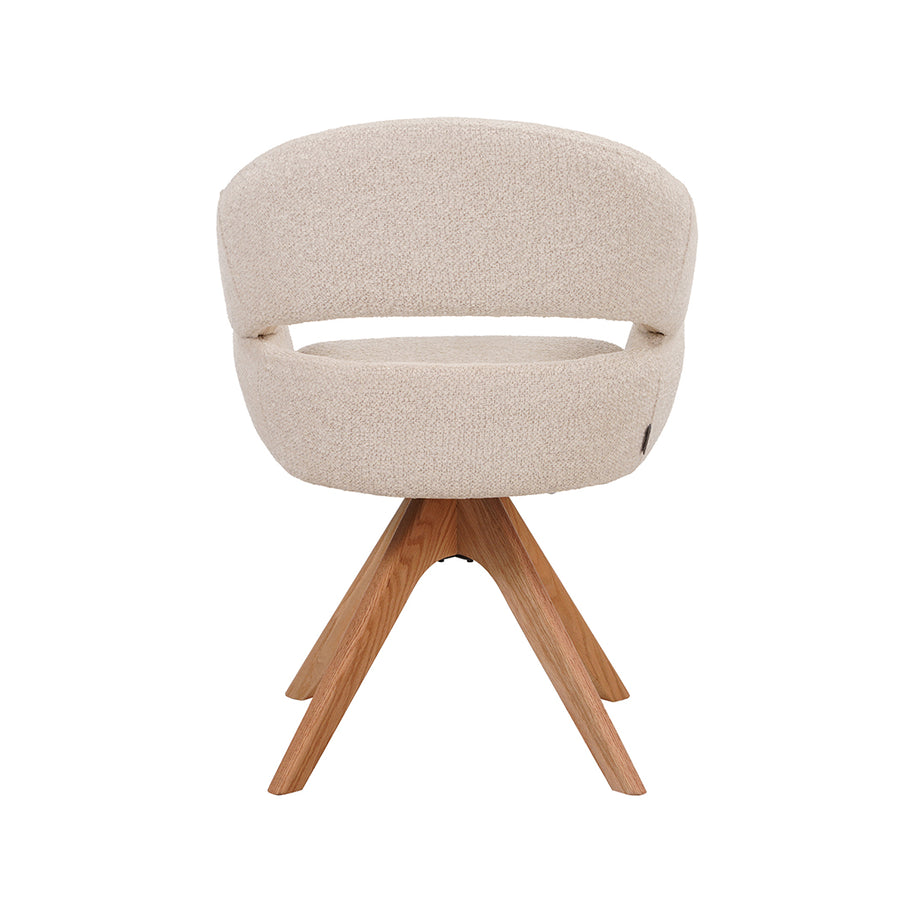 LABEL51 Eetkamerstoelen Sofia - Naturel - Geweven - One Size