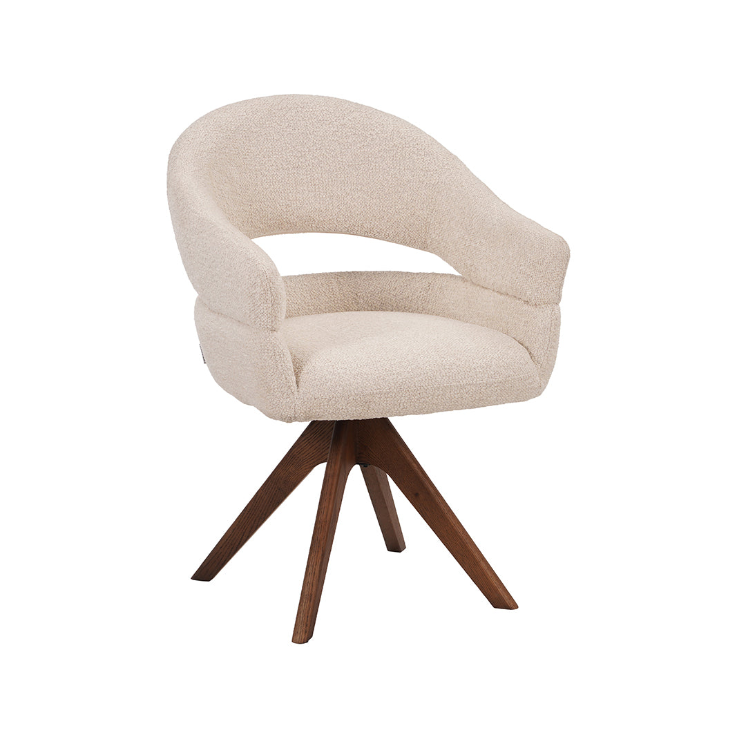 LABEL51 Eetkamerstoelen Sofia - Naturel - Geweven - One Size