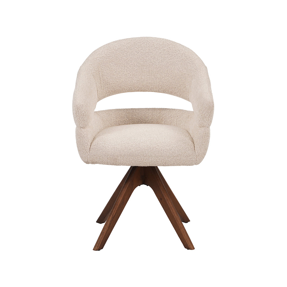 LABEL51 Eetkamerstoelen Sofia - Naturel - Geweven - One Size
