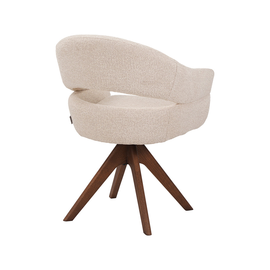 LABEL51 Eetkamerstoelen Sofia - Naturel - Geweven - One Size
