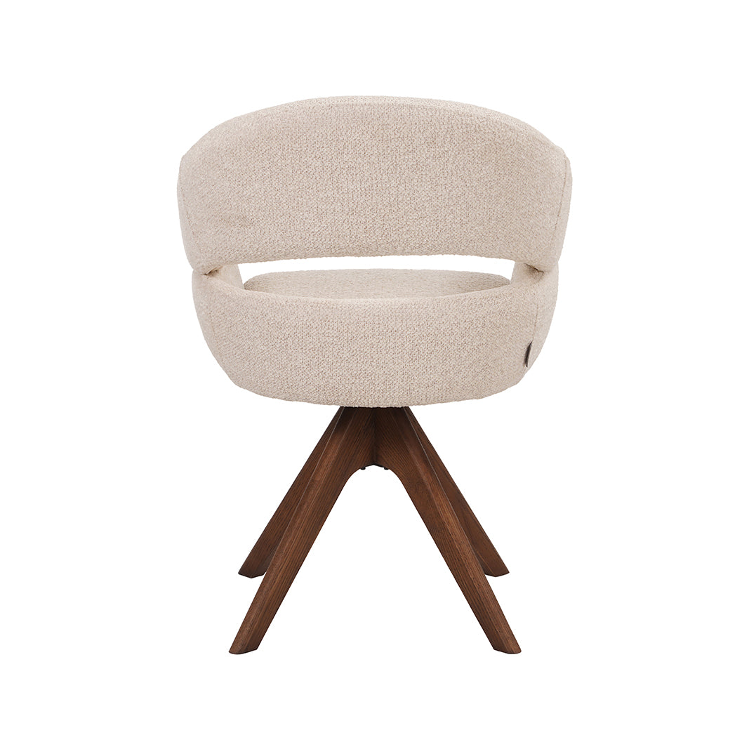 LABEL51 Eetkamerstoelen Sofia - Naturel - Geweven - One Size