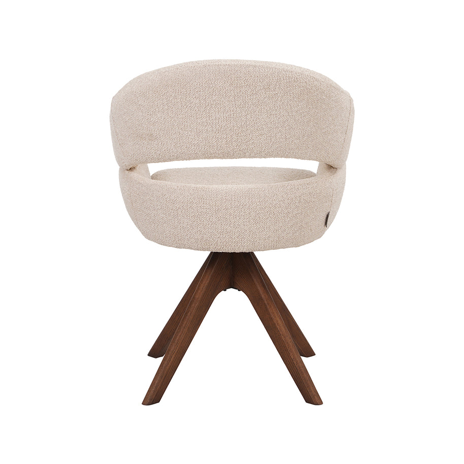 LABEL51 Eetkamerstoelen Sofia - Naturel - Geweven - One Size