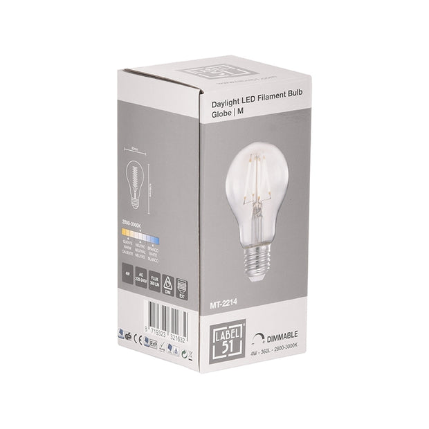 LABEL51 Lichtbronnen Kooldraadlamp - Helder glas - - Bol M