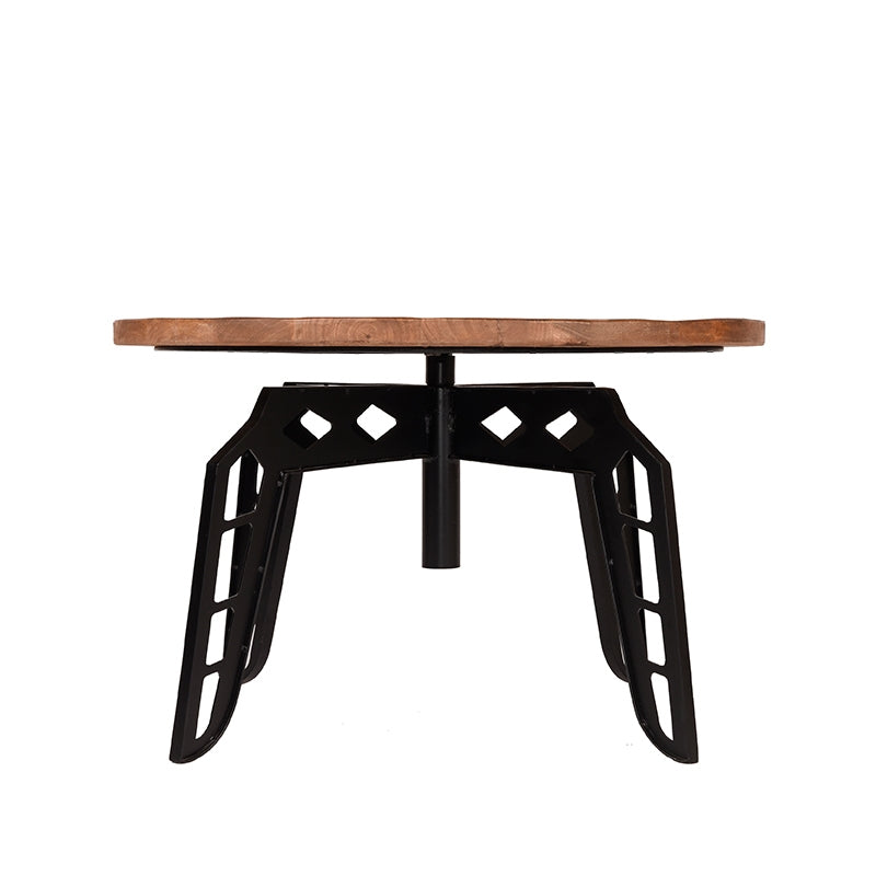 LABEL51 Salontafels Pebble - Rough - Mangohout - 80 cm - Rond