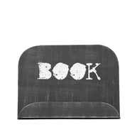 LABEL51 Keukenaccessoires Kookboekstandaard - Antiek Zwart - Metaal - One Size