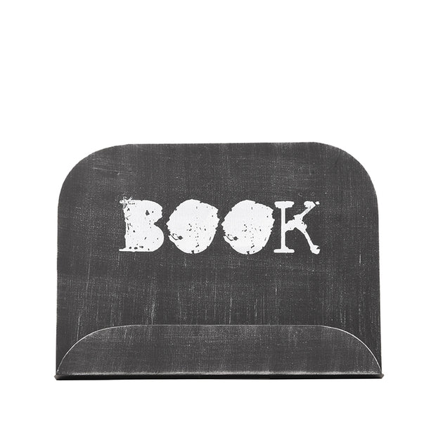 LABEL51 Keukenaccessoires Kookboekstandaard - Antiek Zwart - Metaal - One Size