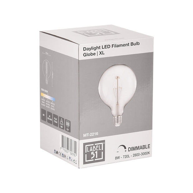 LABEL51 Lichtbronnen Kooldraadlamp - Helder glas - - Bol XL
