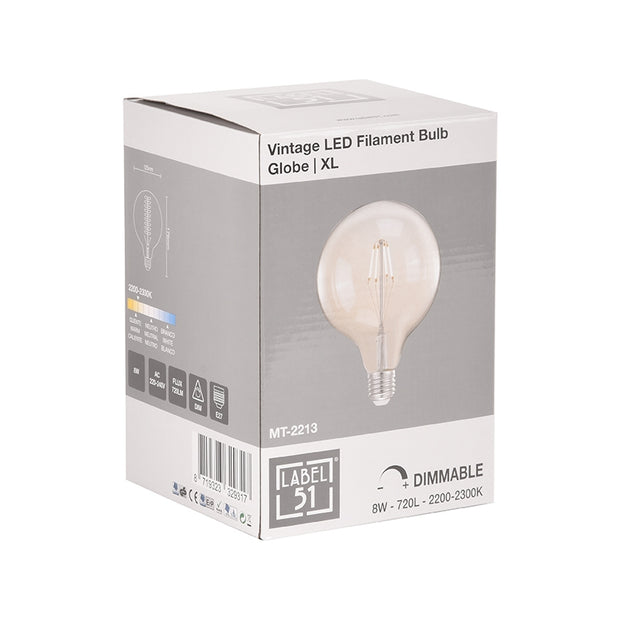LABEL51 Lichtbronnen Kooldraadlamp - Helder glas - - Bol XL