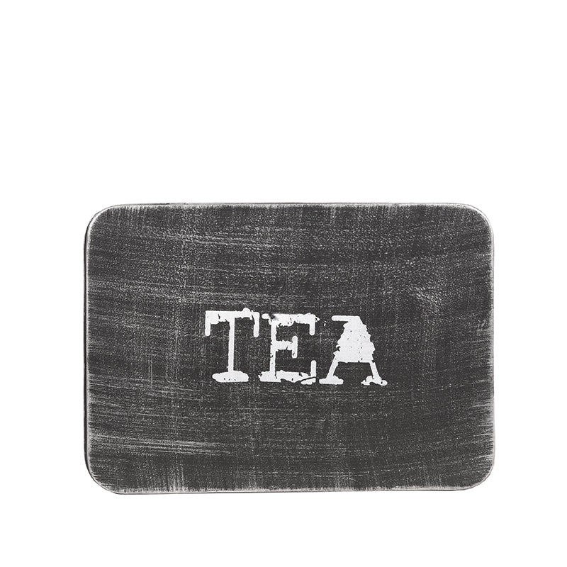 LABEL51 Keukenaccessoires Theedoos - Antiek Zwart - Metaal - One Size
