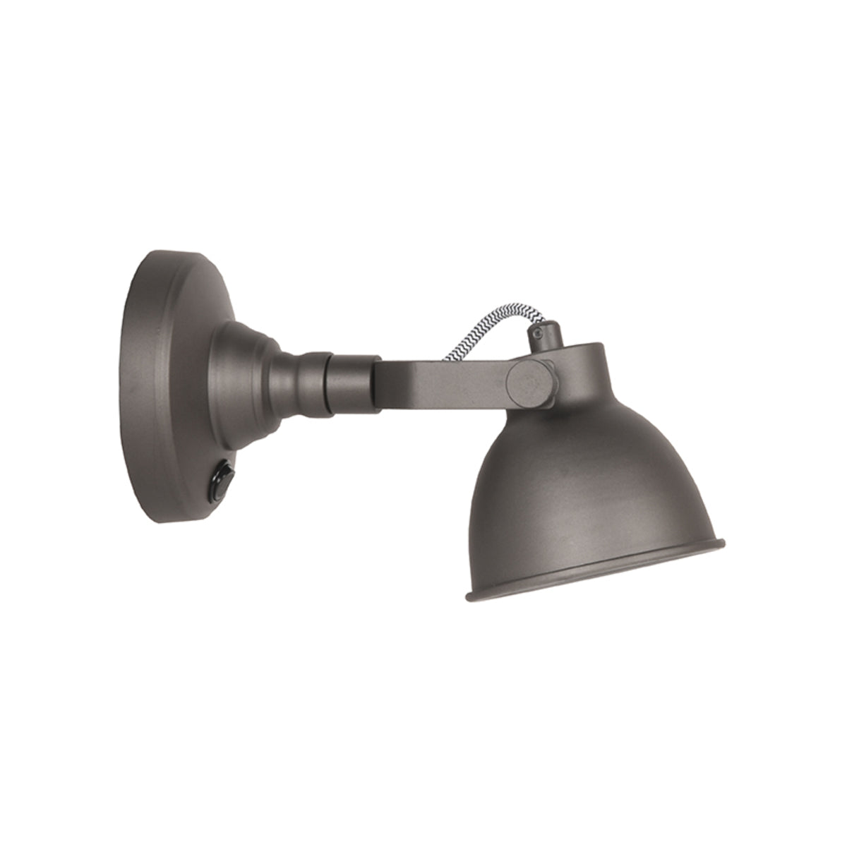 LABEL51 Wandlampen Bow - Burned Steel - Metaal - M