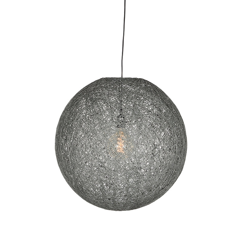 LABEL51 Hanglampen Twist - Grijs - Vlas - L