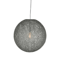 LABEL51 Hanglampen Twist - Grijs - Vlas - L
