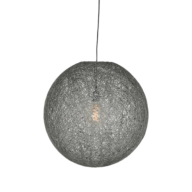 LABEL51 Hanglampen Twist - Grijs - Vlas - L