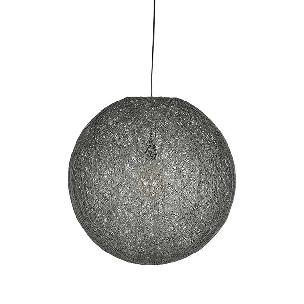 LABEL51 Hanglampen Twist - Grijs - Vlas - L