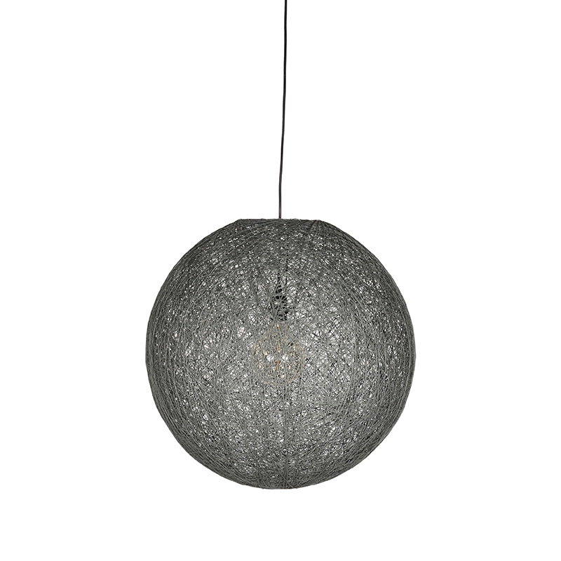 LABEL51 Hanglampen Twist - Grijs - Vlas - M