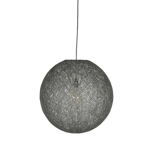 LABEL51 Hanglampen Twist - Grijs - Vlas - M